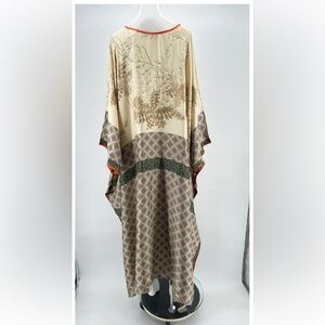 PIERRE LOUIS MASCIA pure silk kaftan Ramadan collection. One size.